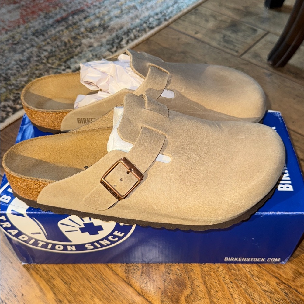 Birkenstock • Boston Clog in Tobacco Brown • sz 39 regular fit NWT $170 - Picture 6 of 9